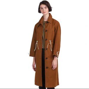 Barbour x Alexa Chung Blythe Waterproof Mac Coat Size 6